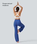 SoftlyZero™ Jogging de danse croisé taille haute avec poches - UPF50+