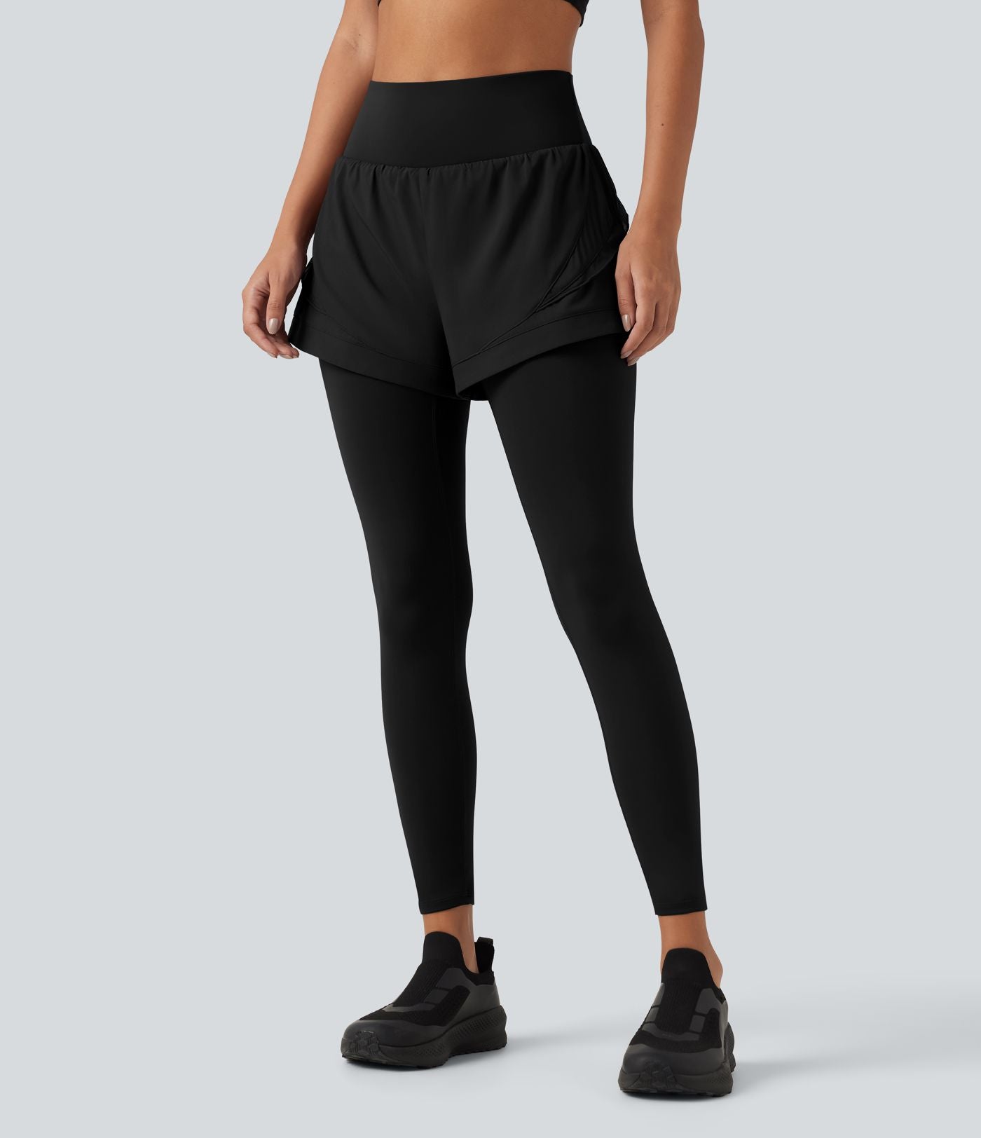 Pantalon de running gaintan2-en-1 Breezeful™ taille haute gainant à séchage rapide avec poches