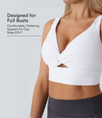 Brassière yoga SoftlyZero™ Airy maintien léger découpes effet frais InstantCool, bonnets E-G