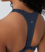 Halara UltraSculpt™ Brassière de sport yoga soutien léger col U dos nu avec crochets ajustables