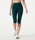 Legging yoga pedal pusher Halara UltraSculpt™ taille haute effet ventre plat avec bandes latérales