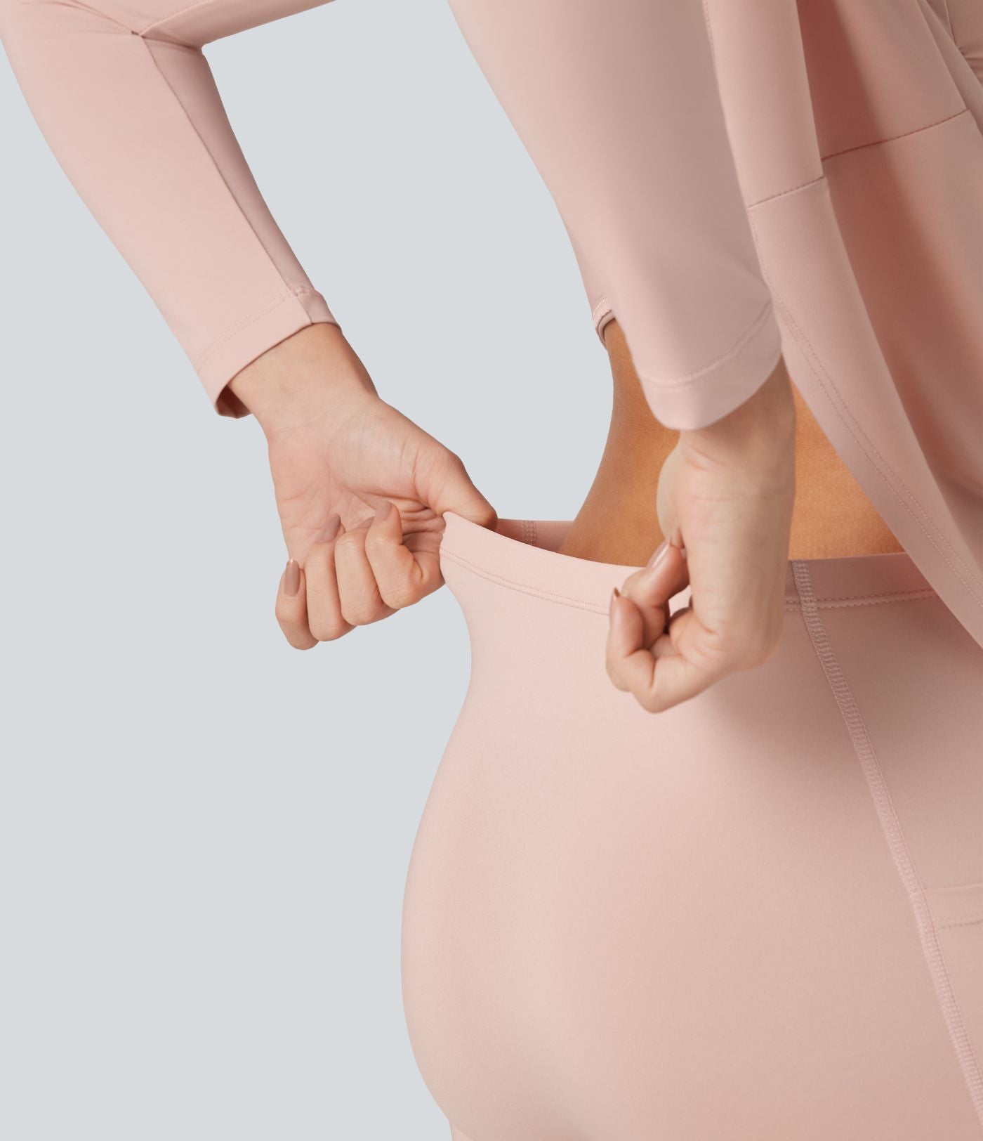 Robe décontractée 2-en-1, épaules dénudées, manches longues, fronces, brassière intégrée, à poche — Easy Peasy