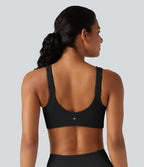 Brassière de yoga Halara UltraSculpt™ maintien moyen zippée avec coussinets amovibles