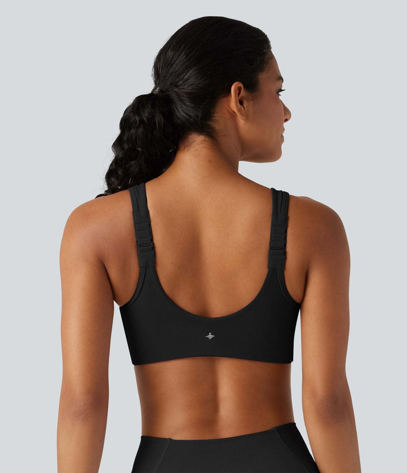Brassière de yoga Halara UltraSculpt™ maintien moyen zippée avec coussinets amovibles