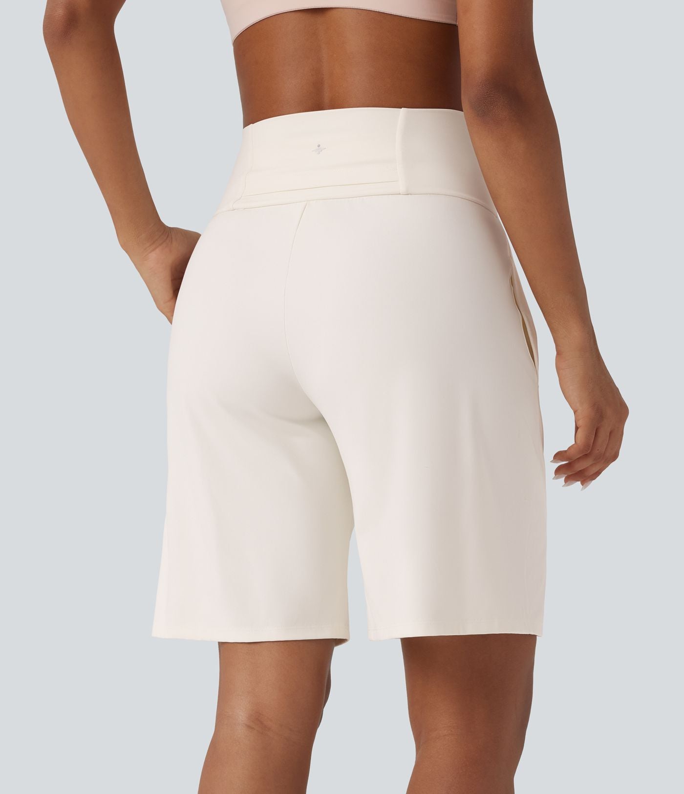 Bermuda SoftlyZero™ Airy de yoga taille haute avec poches multiples et effet frais InstantCool