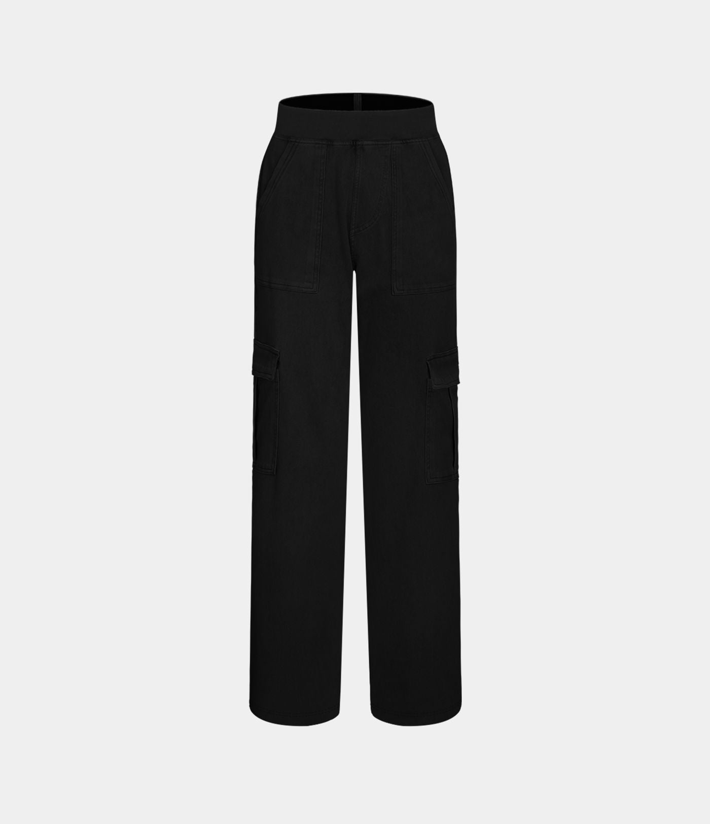 Halara Flex™ Taille Mi-Haute Multiples Poches Jambe Droite Jean Cargo Décontracté Extensible