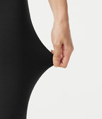 Pantalon bootcut décontracté, taille haute, à poches