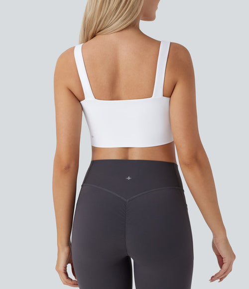 Brassière yoga SoftlyZero™ Airy maintien léger découpes effet frais InstantCool, bonnets E-G