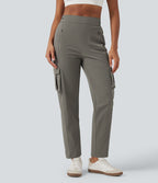Pantalon de randonnée fuselé, taille haute, avec poches
