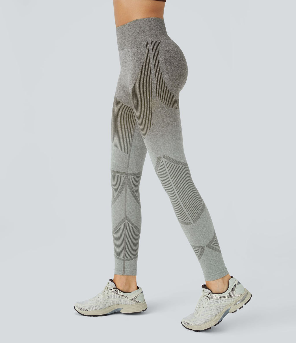 Legging running taille haute dégradé sans couture OneForm Seamless Flow