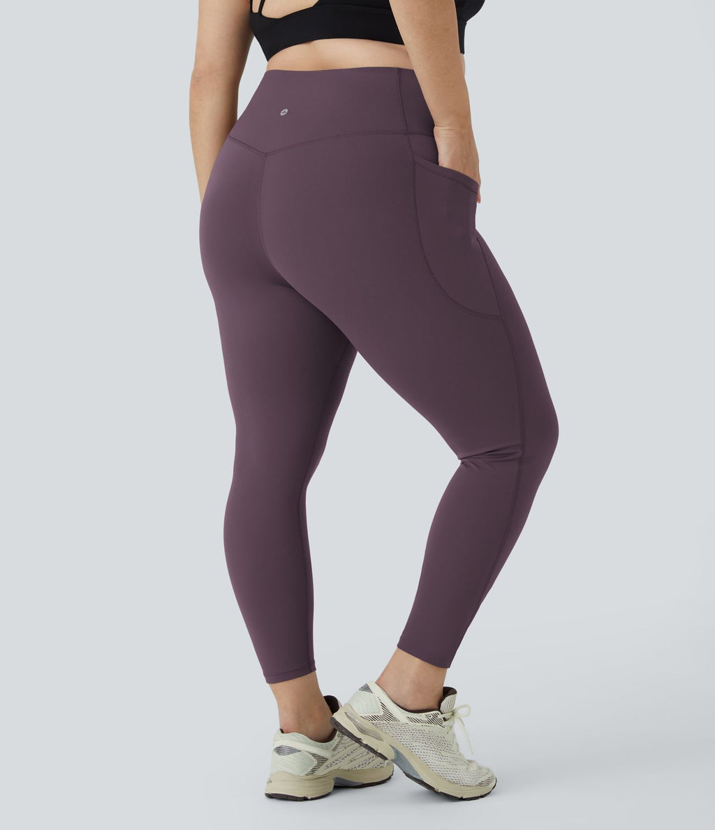 Legging d'entraînement gainant taille haute grande taille avec poches Halara UltraSculpt™