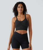 Brassière de sport maintien léger bretelles froncées doubles bonnets A-D OneForm Seamless Flow