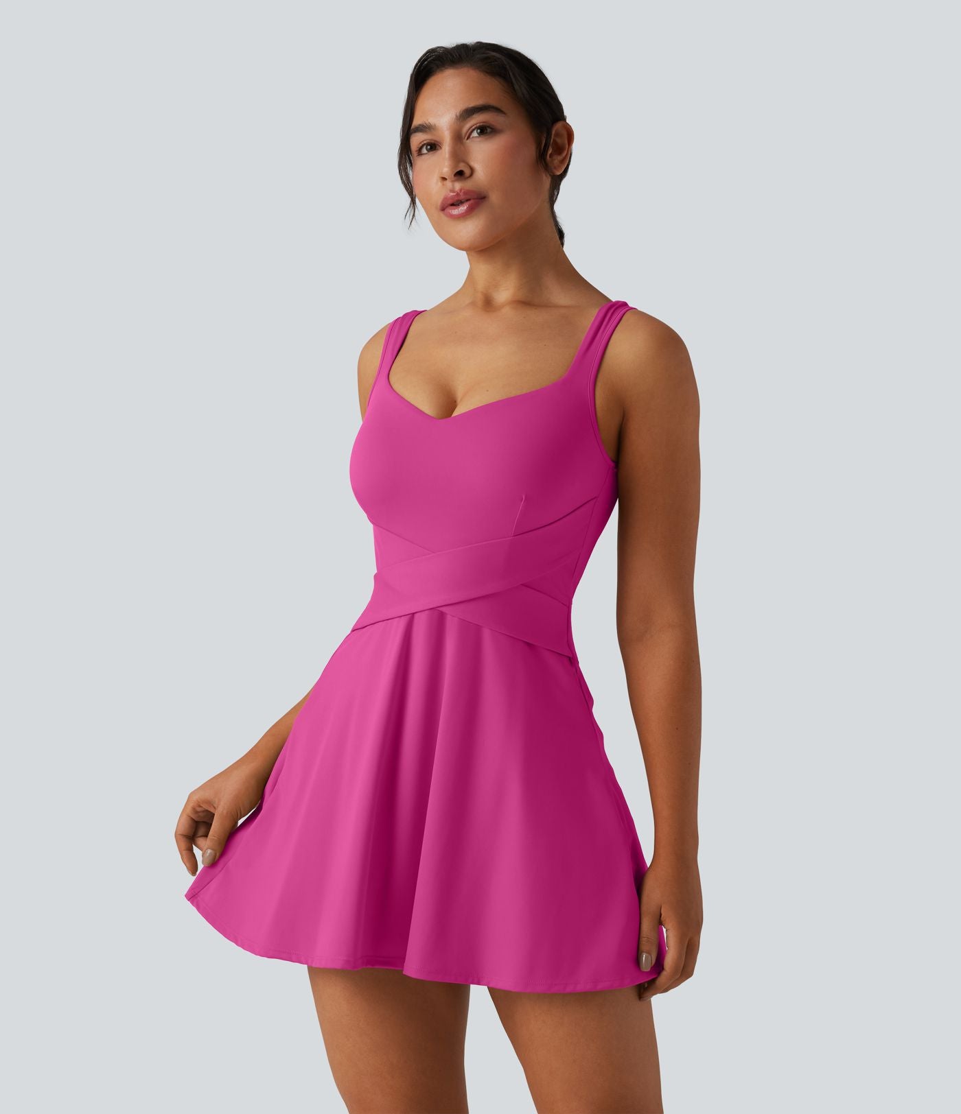 Robe de tennis 2-en-1 SoftlyZero™ Airy mini effet frais InstantCool avec poche, accès facile Easy Peasy, protection solaire UPF50+