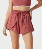 Breezeful™ Short de sport 2-en-1 taille haute 7,5 cm à séchage rapide avec cordon de serrage et poches