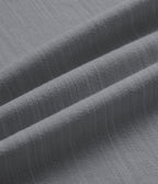 Pantalon tailleur asymétrique effet lin, taille moyenne, coupe ballon, à poches