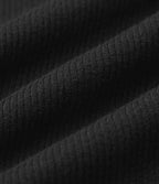Pantalon large fluide côtelé taille haute avec cordon de serrage et poches