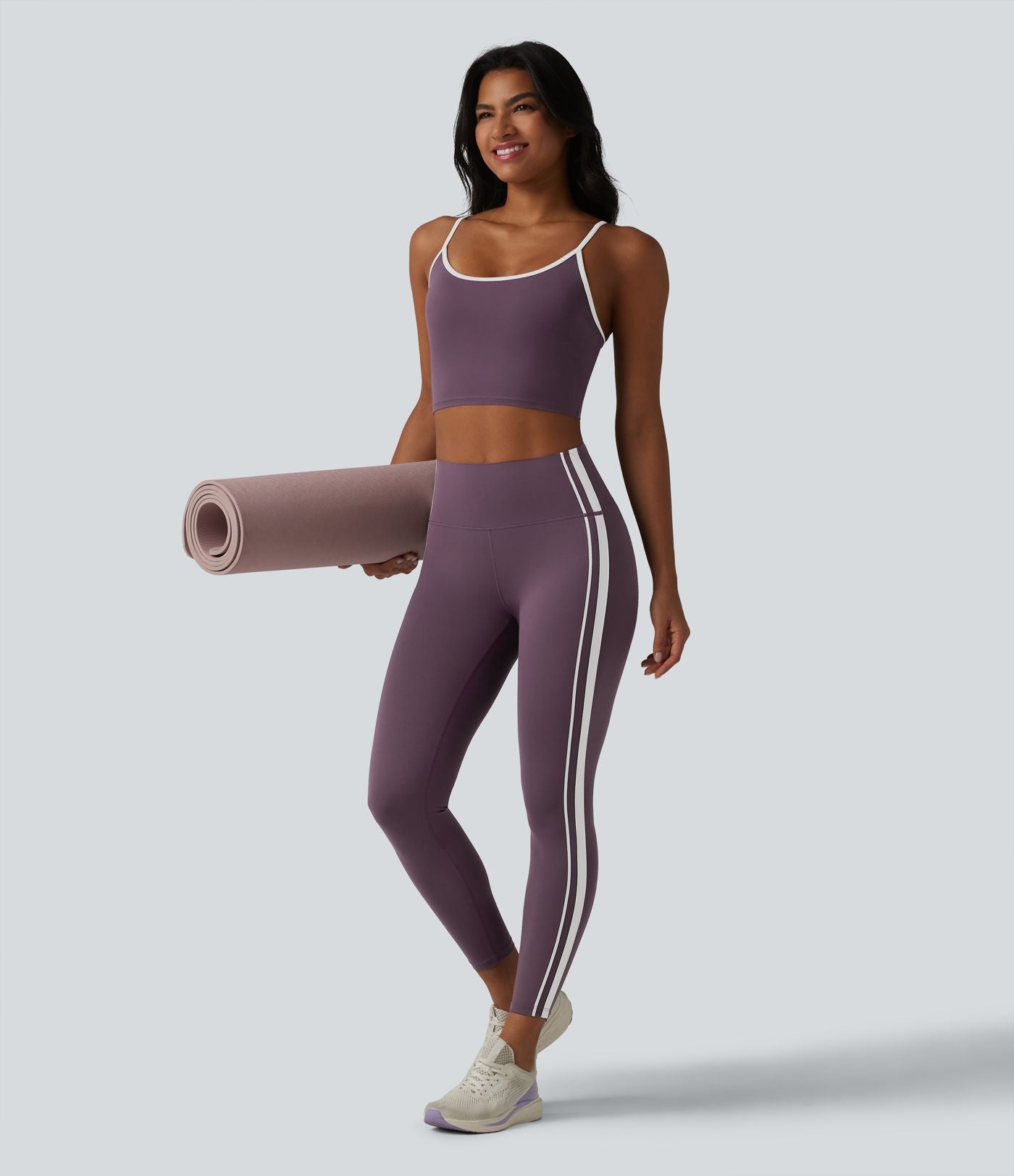 Halara UltraSculpt™ Legging de yoga ventre plat taille haute avec bandes latérales et poche