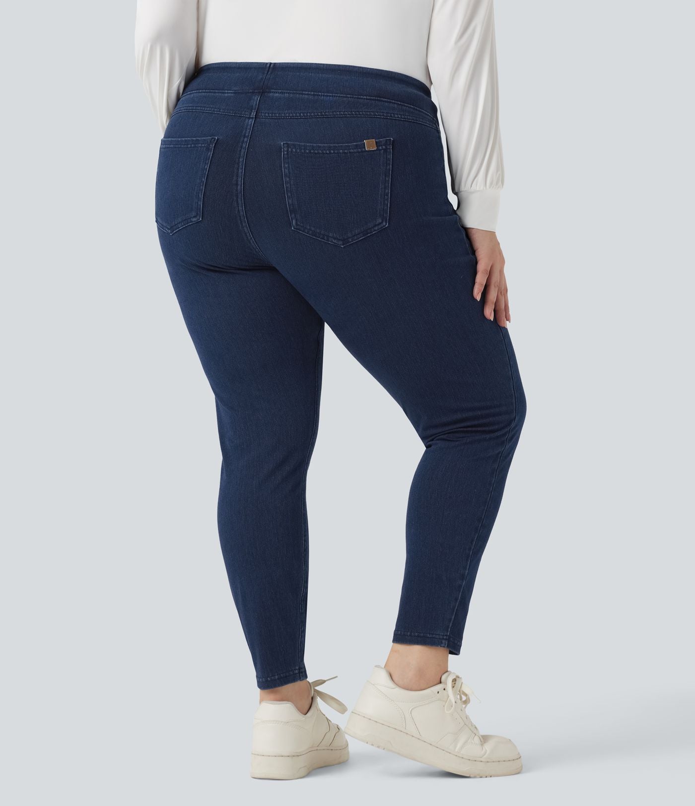 Halara Flex™ Jegging Casual Taille Haute Tricot Extensible Poche Latérale Arrière Grande Taille
