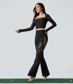Pantalon de yoga gainant taille haute avec poches Halara UltraSculpt™