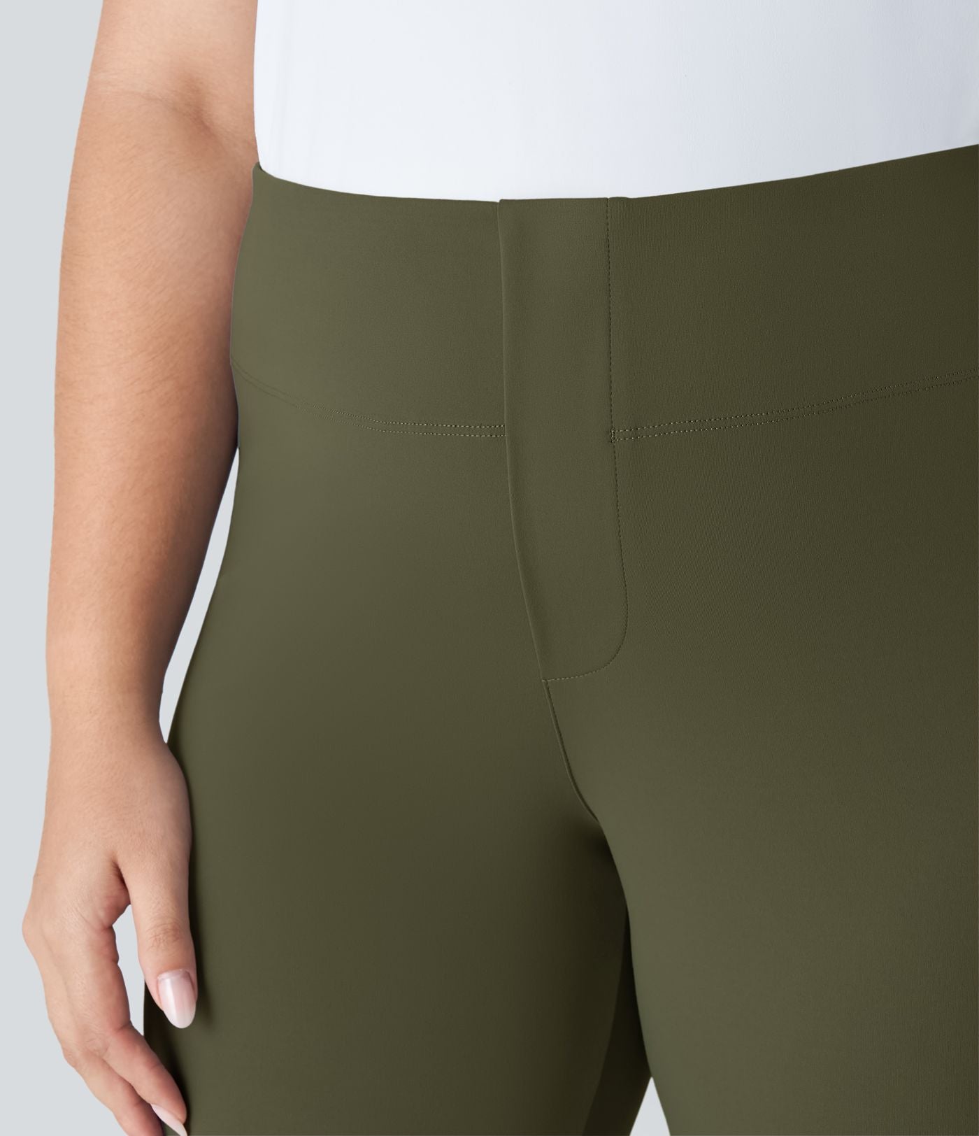 Pantalon tailleur taille haute grande taille Halara Flex™ avec poches