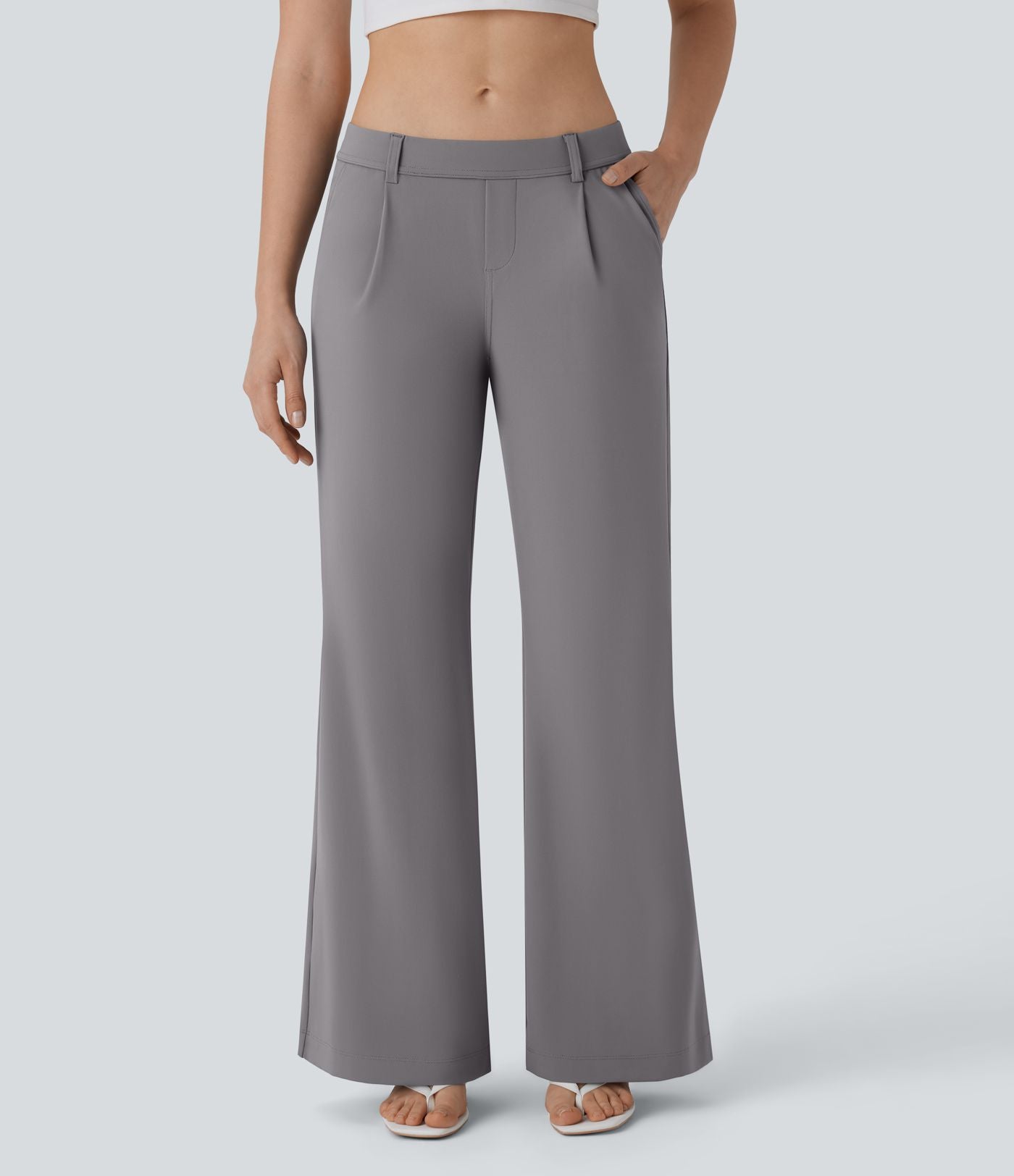 Pantalon bootcut taille basse DayStretch avec poches