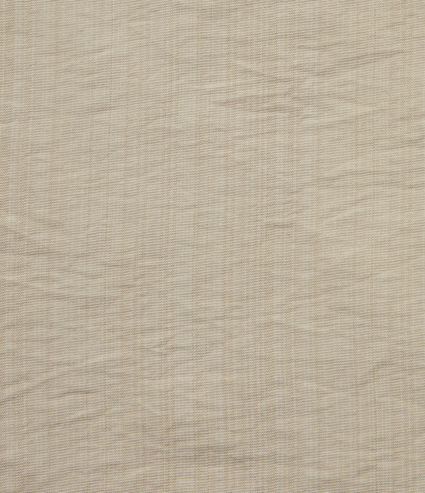 Chemise col V manches courtes aspect lin pour le bureau