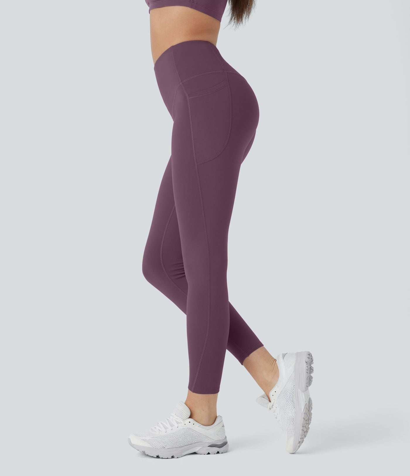 Legging de sport taille haute gainant et thermique Softlyzero™ avec poches