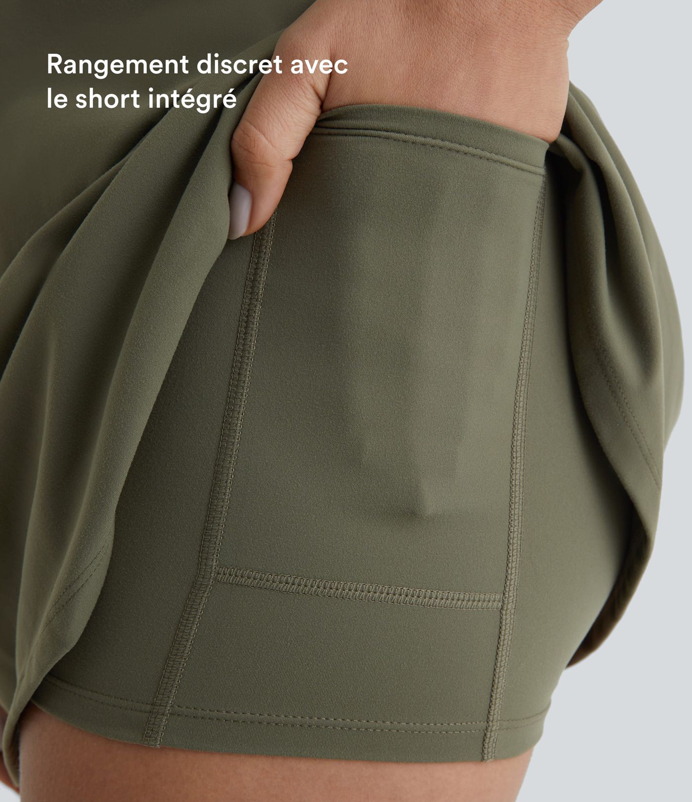Robe de sport mini 2-en-1 SoftlyZero™ Plush avec poche E-G