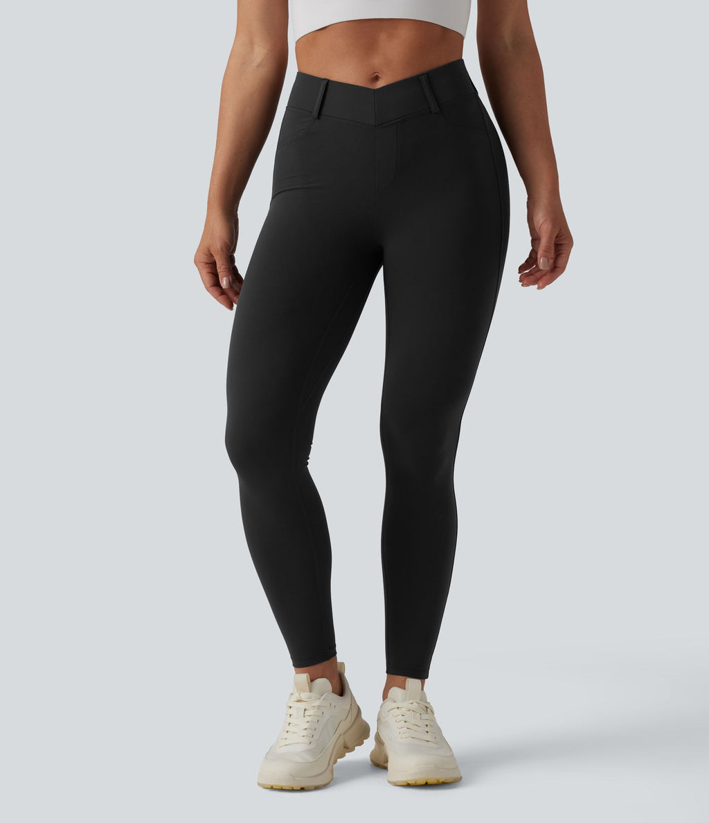 Legging d'entraînement Halara UltraSculpt™ taille haute gainant galbant avec poches