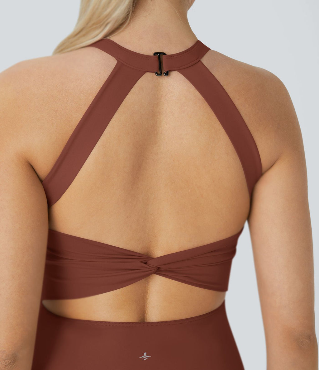 Softlyzero™ Airy Robe Sport Torsadée Dos Nu Édition Easy Peasy