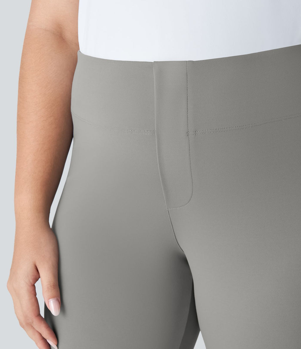 Pantalon tailleur taille haute grande taille Halara Flex™ avec poches