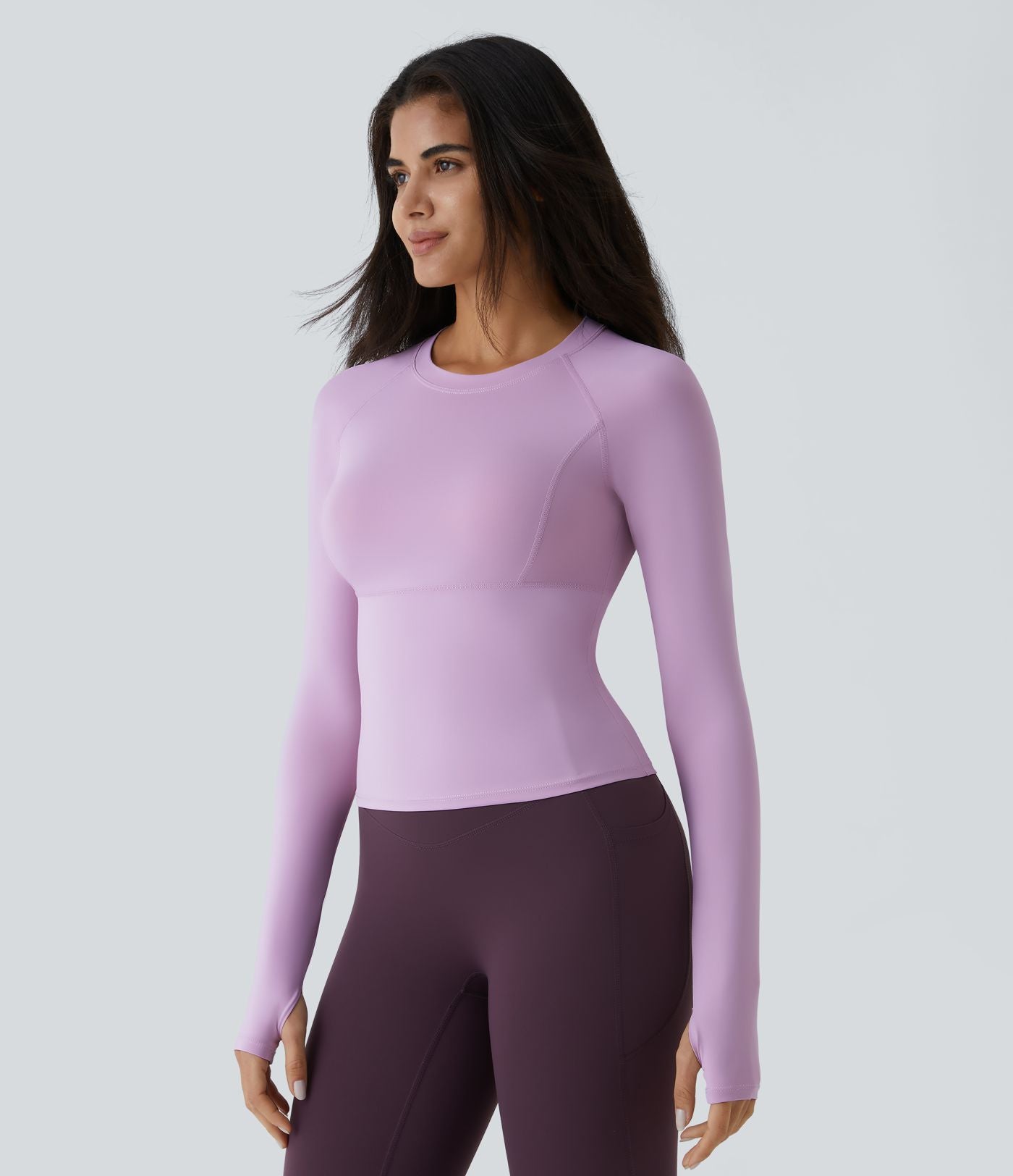 Top Sport Yoga Uni Trous pour les Pouce