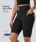 Short cycliste 12,5 cm d'entraînement gainant taille haute avec poches Halara UltraSculpt™