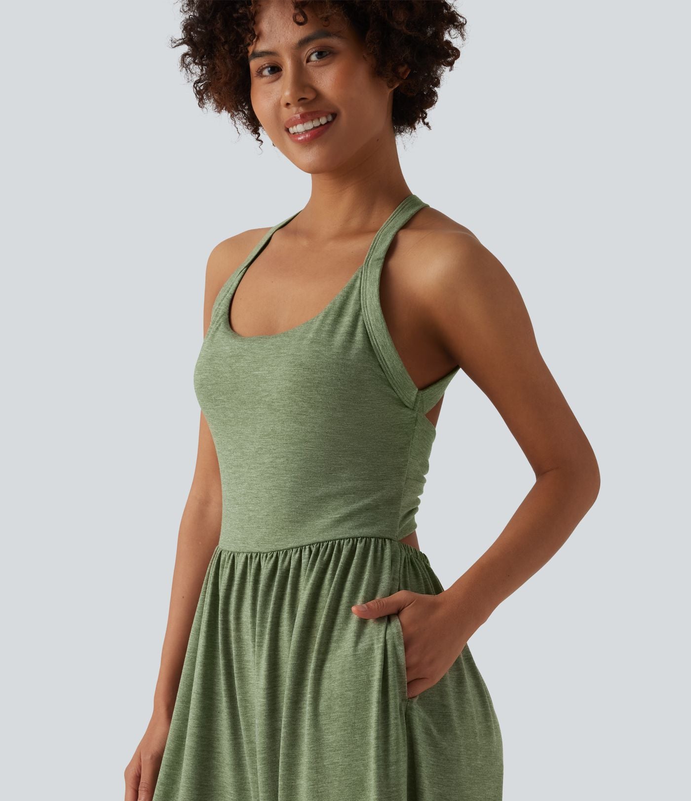 Combinaison casual pantacourt large avec poches - Édition Easy Peasy