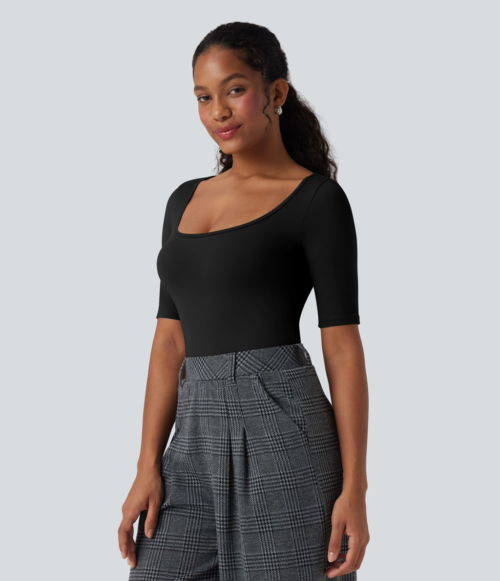 T-shirt de travail SoftlyZero™ Airy encolure arrondie manches courtes effet frais InstantCool