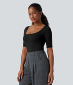 T-shirt de travail SoftlyZero™ Airy encolure arrondie manches courtes effet frais InstantCool