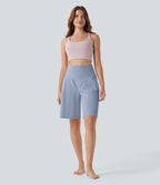 Bermuda SoftlyZero™ Airy de yoga taille haute avec poches multiples et effet frais InstantCool