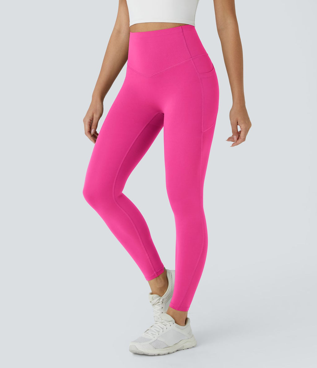 Legging d'entraînement gainant galbant taille haute avec poches Halara UltraSculpt™