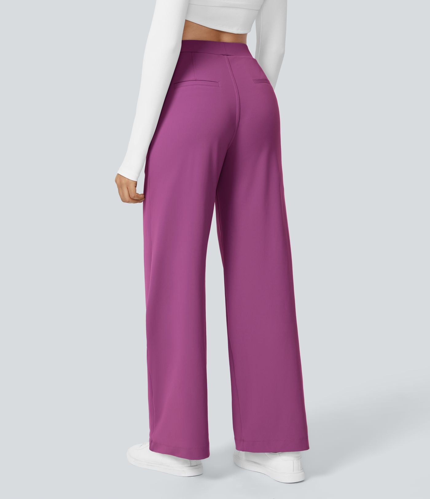 Pantalon tailleur Halara Flex™ DayStretch coupe droite taille haute avec poches