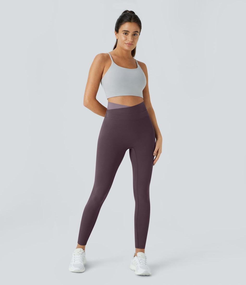 Softlyzero™ Legging Color Block Croisés - UPF50+