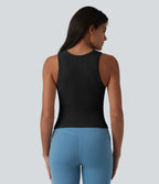 Débardeur de yoga sans couture OneForm Seamless Flow col rond avec soutien-gorge intégré