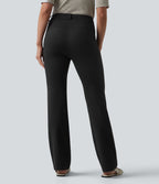 Halara Flex™ Pantalon tailleur bootcut taille haute à chevrons avec poches