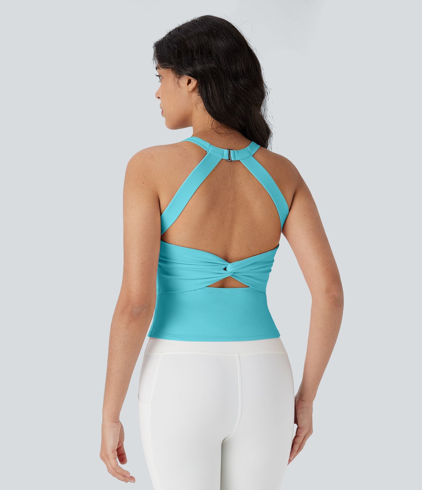 Débardeur yoga SoftlyZero™ Plush à découpes E-G