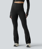 Legging de sport bootcut Halara Ultrasculpt™ taille haute gainant dos croisé avec poches