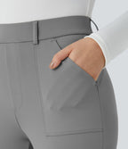 Pantalon cargo ajusté tailleur taille haute Halara Flex™ DayStretch avec poches