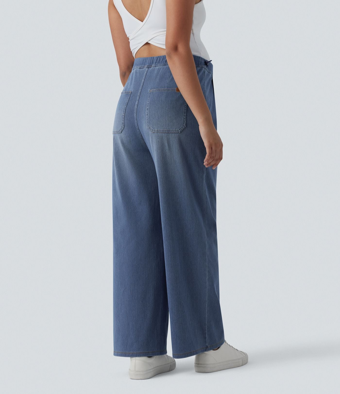 Halara Flex™ Jean large de grossesse taille haute avec poches