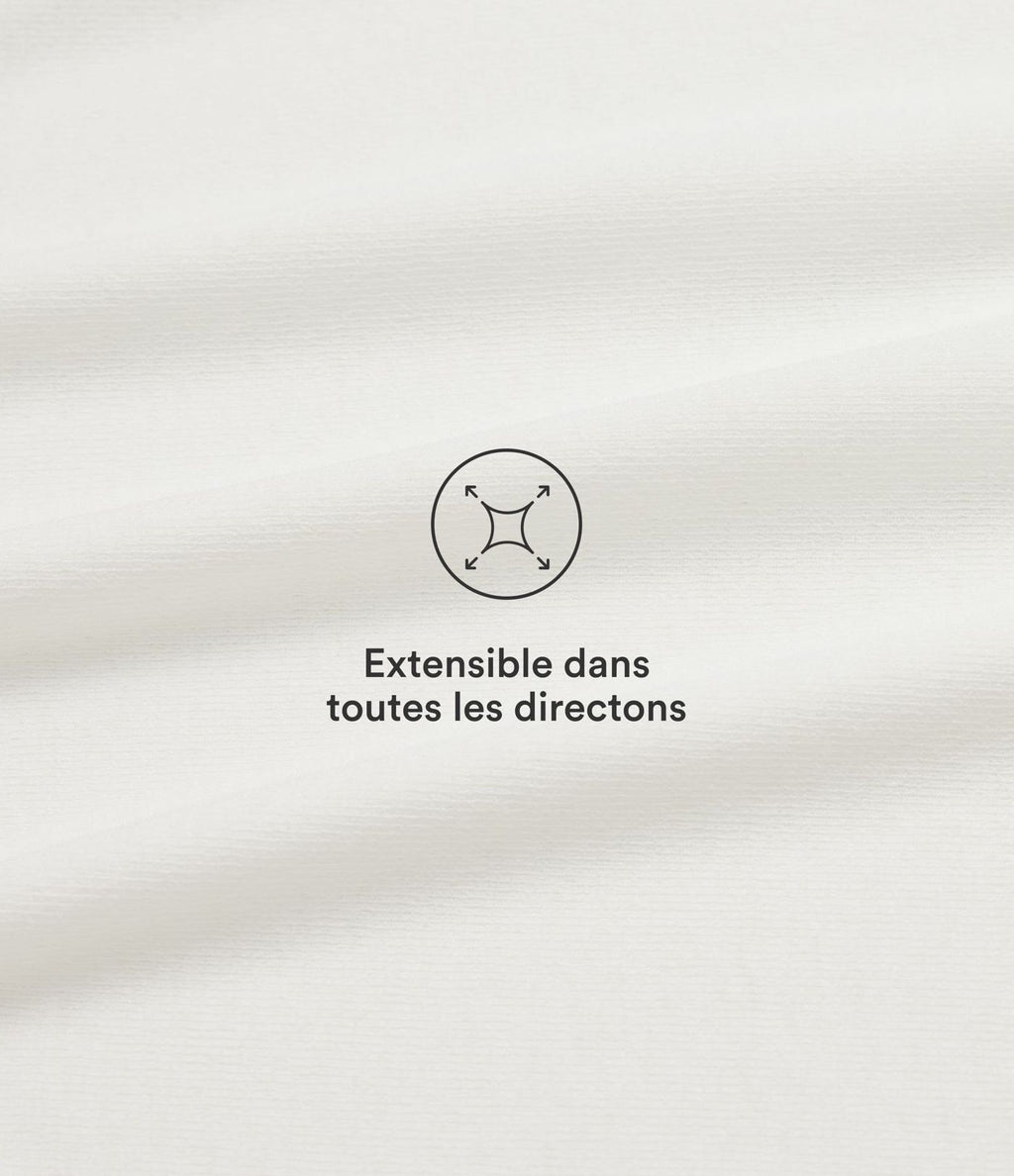 T-shirt col rond manches chauve-souris coupe décontractée
