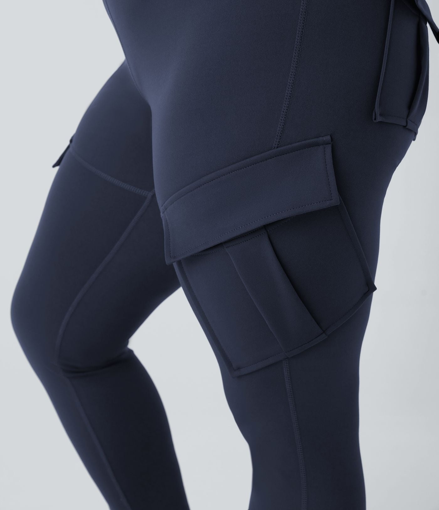 Legging yoga grande taille ajusté cargo 7/8 taille haute DayStretch avec poches
