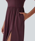 Robe décontractée mi-longue SoftlyZero™ Airy avec coques et effet frais InstantCool avec poches, bonnets E-G