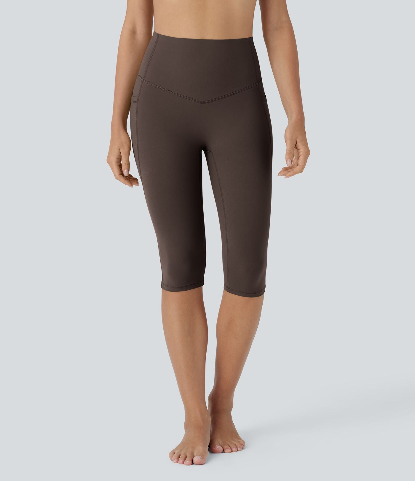 Legging corsaire de yoga gainant taille haute avec poches Halara UltraSculpt™